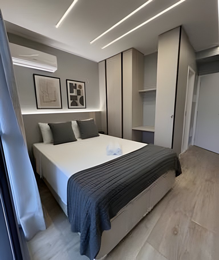 Ap moderno c/piscina e sauna- 5 min Metrô Brooklin