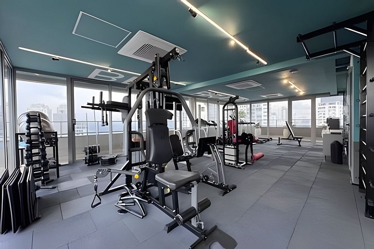 Ap moderno c/piscina e sauna- 5 min Metrô Brooklin