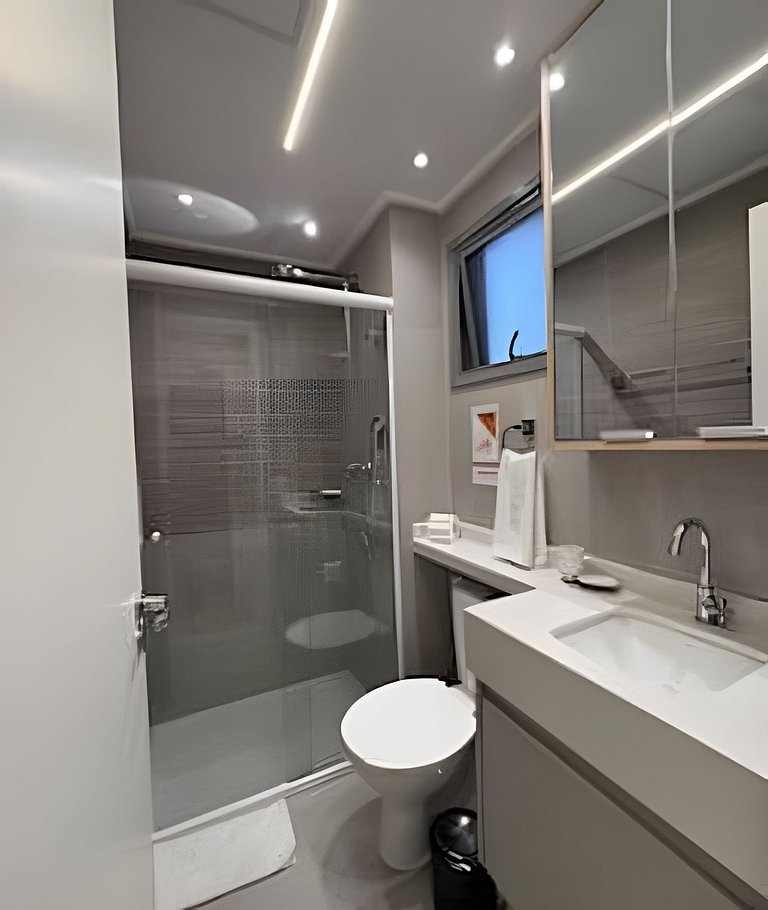 Ap moderno c/piscina e sauna- 5 min Metrô Brooklin