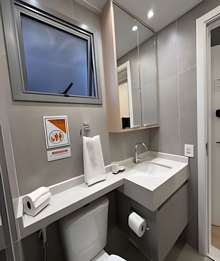 Ap moderno c/piscina e sauna- 5 min Metrô Brooklin