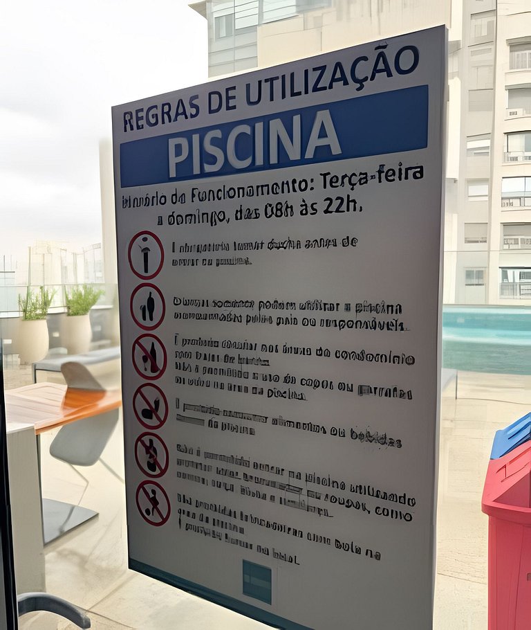 Ap moderno c/piscina e sauna- 5 min Metrô Brooklin