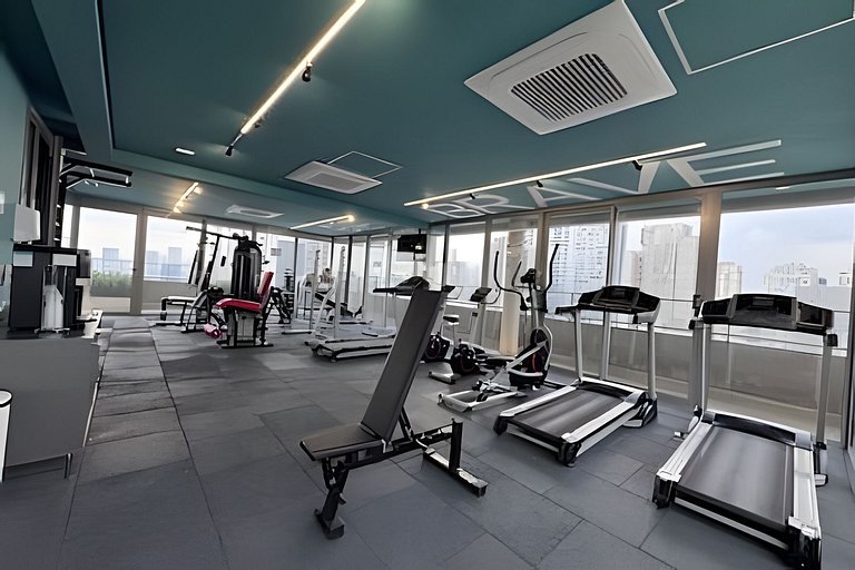 Ap moderno c/piscina e sauna- 5 min Metrô Brooklin