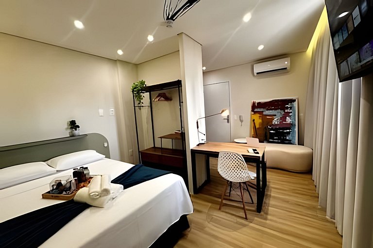 (1305) Ap completo/estiloso - 5min Metrô Ana Rosa