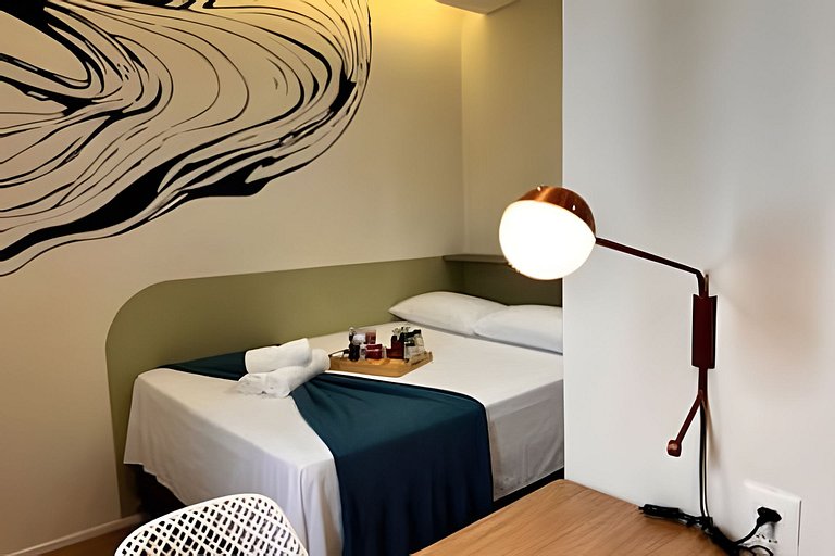 (1305) Ap completo/estiloso - 5min Metrô Ana Rosa