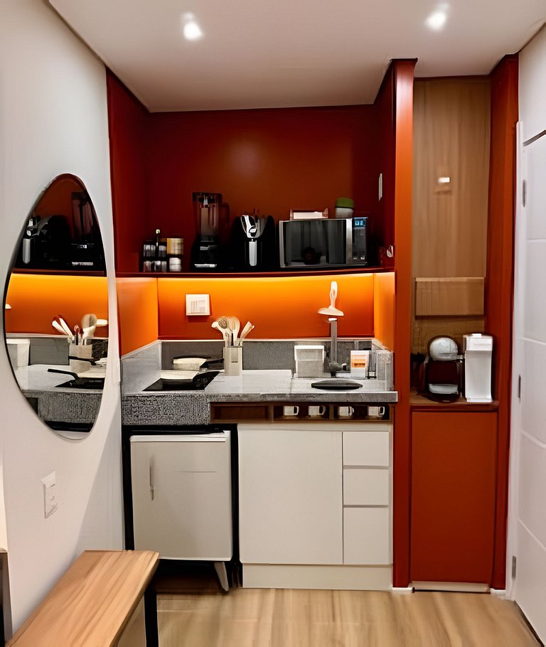 (1305) Ap completo/estiloso - 5min Metrô Ana Rosa