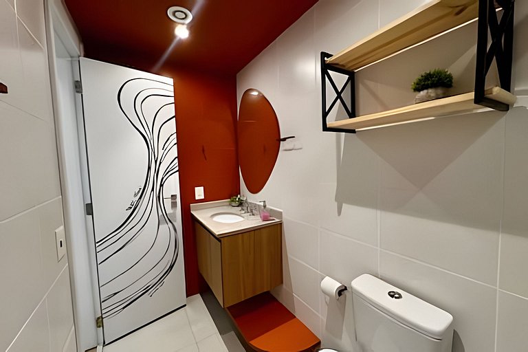 (1305) Ap completo/estiloso - 5min Metrô Ana Rosa