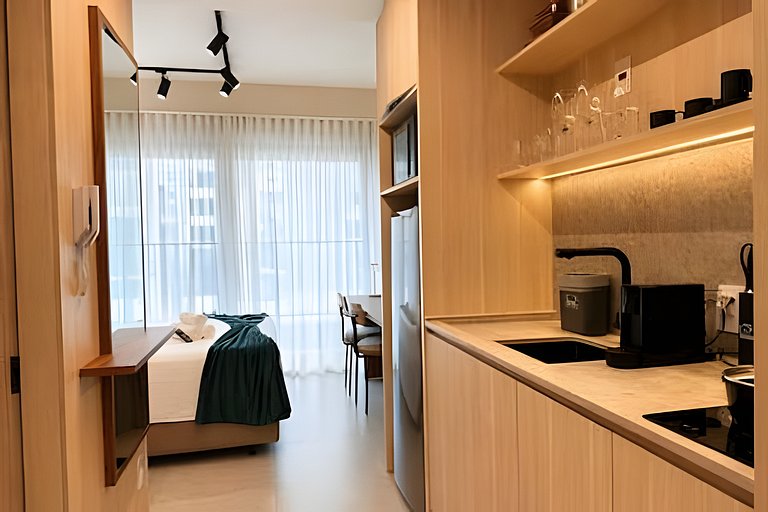 Ap em Pinheiros c/ piscina - 2 min Metrô Clínicas