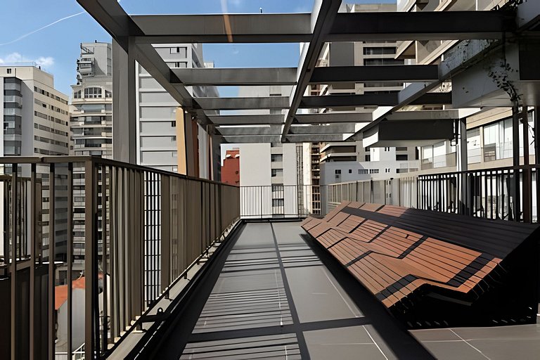 Ap em Pinheiros c/ piscina - 2 min Metrô Clínicas