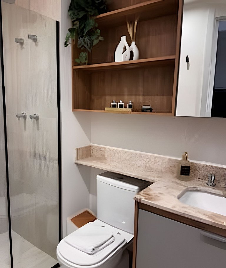 Ap automatizado e c/piscina - Prox PUC e Allianz