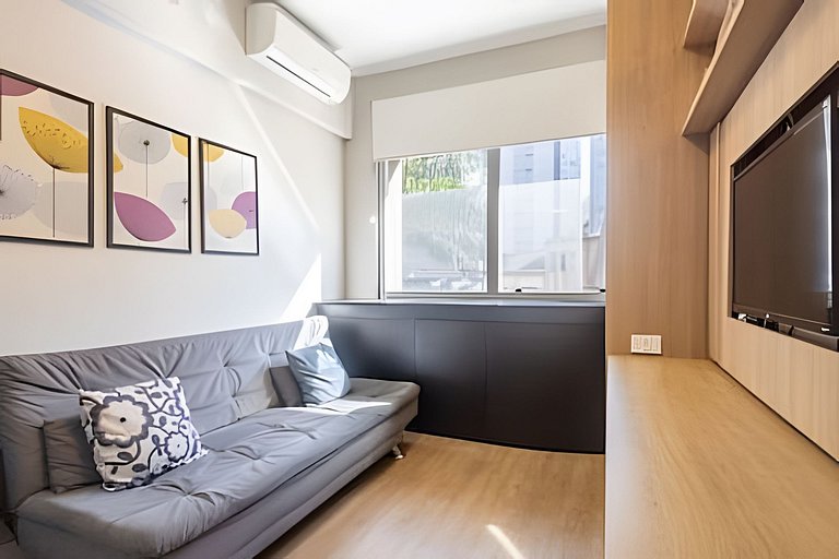 Flat Estilo Hotel - Vaga c/ Manobrista e Camareira