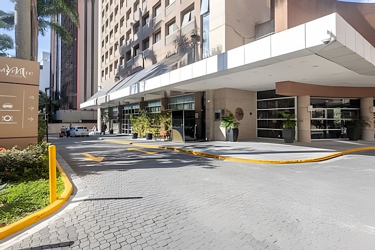 Flat Estilo Hotel - Vaga c/ Manobrista e Camareira