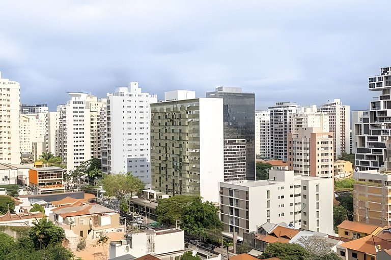 (705) Ap charmoso em Pinheiros - 5min Metrô Sumaré