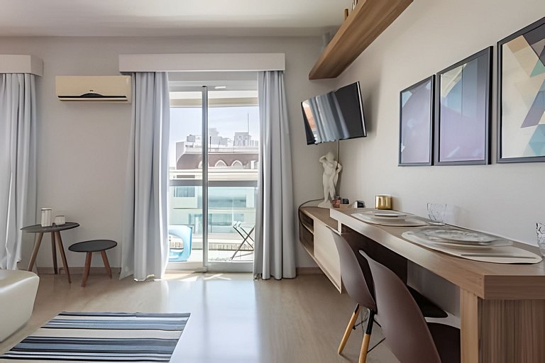 (902) Flat Premium - Vaga c/Manobrista e Camareira