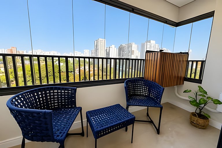 (808) Studio impecável I 550m Metrô Eucaliptos