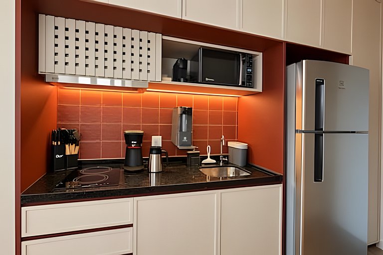 (803) Studio Moderno I 6min Metrô e Shopping Ibira