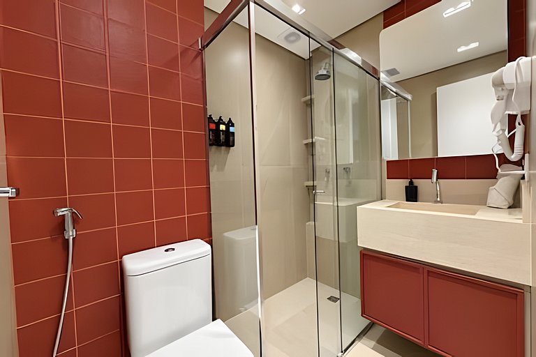 (803) Studio Moderno I 6min Metrô e Shopping Ibira