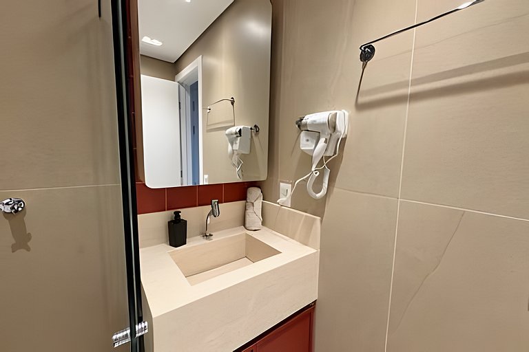 (803) Studio Moderno I 6min Metrô e Shopping Ibira