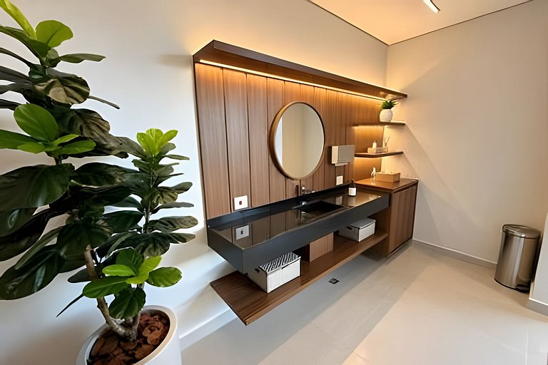 (803) Studio Moderno I 6min Metrô e Shopping Ibira