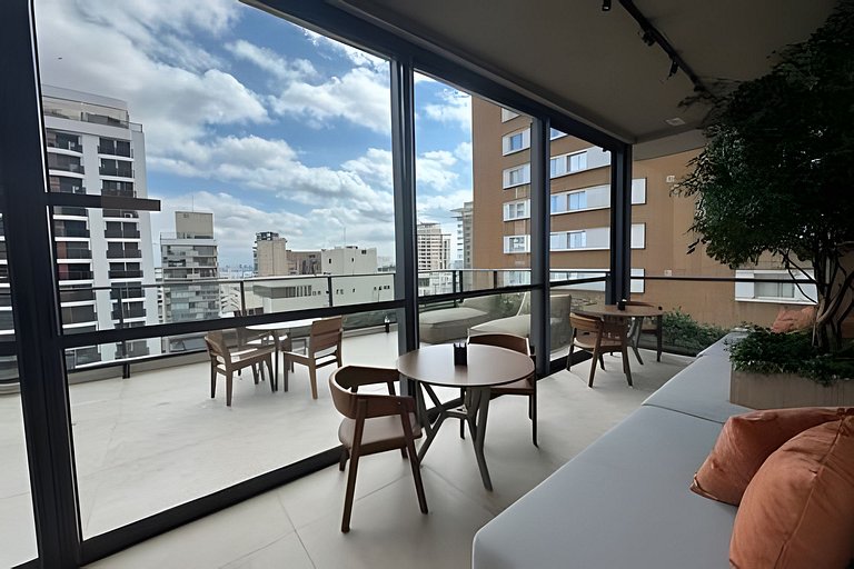 (607) Studio com opção de café I 230m da Paulista