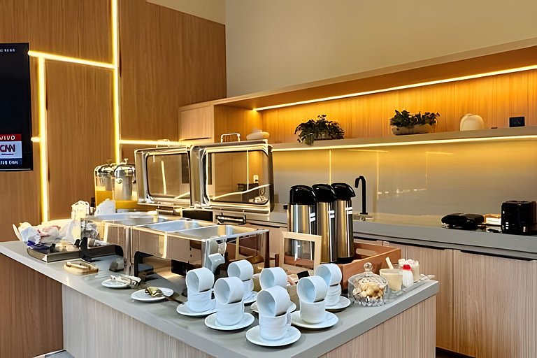 (607) Studio com opção de café I 230m da Paulista