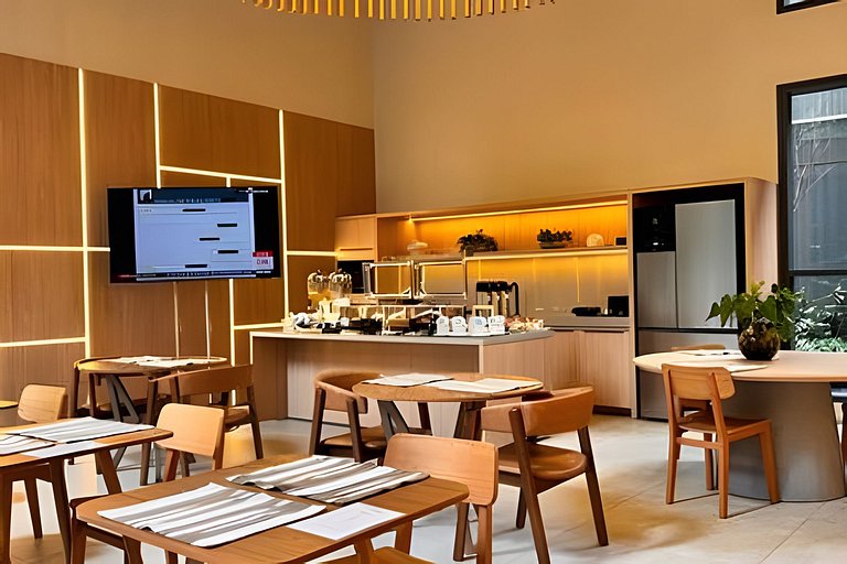 (607) Studio com opção de café I 230m da Paulista