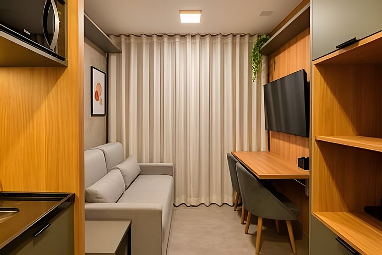 (820) 1 dorm. em Pinheiros I 4min Metrô Faria Lima