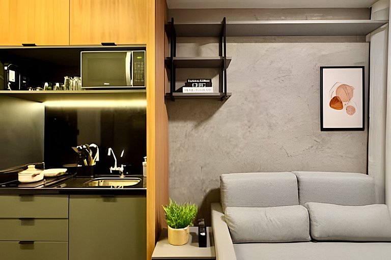 (820) 1 dorm. em Pinheiros I 4min Metrô Faria Lima