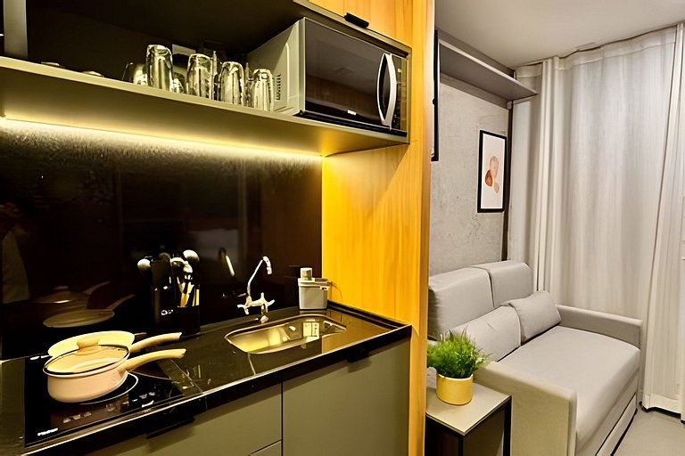 (820) 1 dorm. em Pinheiros I 4min Metrô Faria Lima